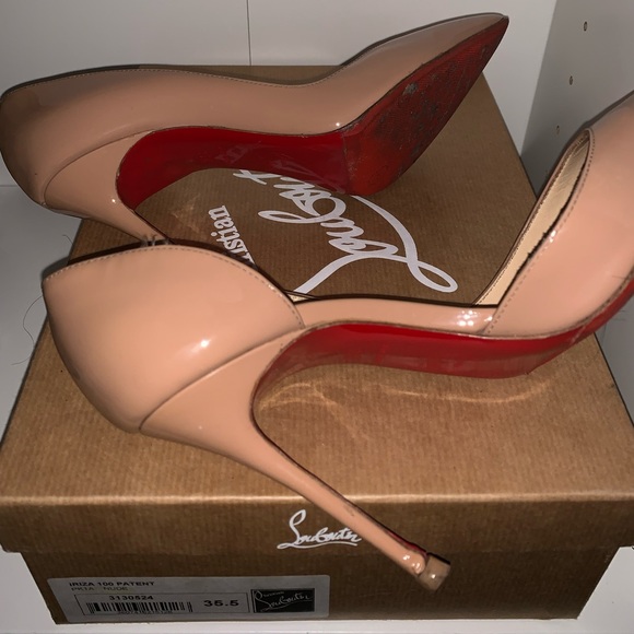 Nude Patent Christian Louboutin Pumps - Picture 3 of 4